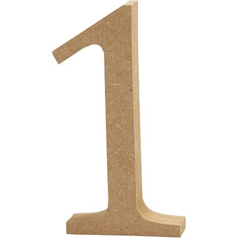 Creativ Company Numero 1 MDF 13cm 1kpl.