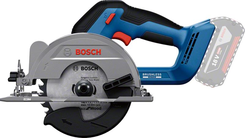 Bosch GKS 18V-51 Professional (06019M3120) 18V, akkupyörösaha (ilman akkua ja laturia) – kuva 1/8