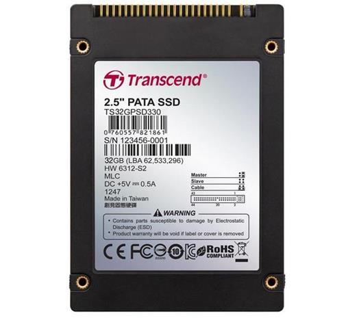 Transcend (32 GB, PATA) TS32GPSD330, SSD-kovalevy