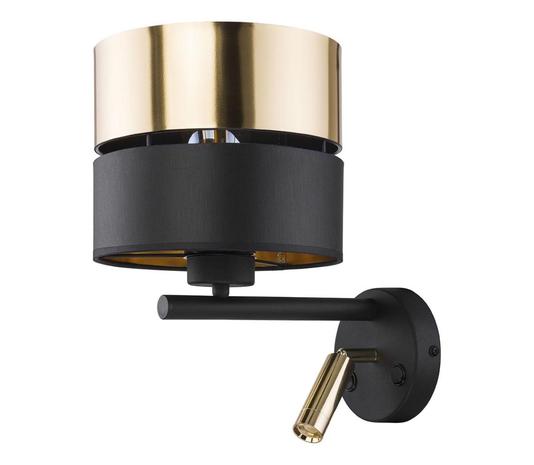 TK LIGHTING Seinävalaisin Hilton LED-lukuvalolla – kuva 6/7