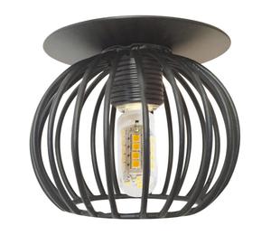 Kattoon upotettava valo SK 93 1xG9/40W/230V musta