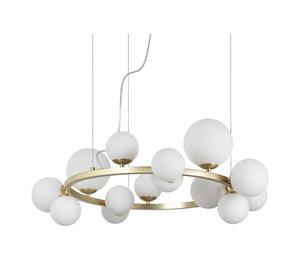Ideal Lux Perlage-riippuvalo mess./valk. 14x Ø85cm