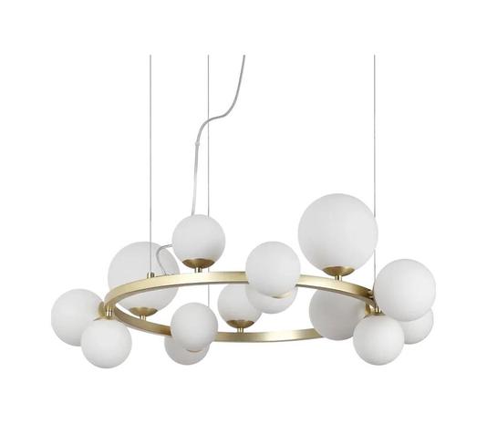 Ideal Lux Perlage-riippuvalo mess./valk. 14x Ø85cm