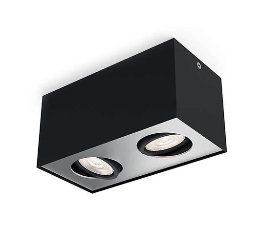 Philips BOX special form black 2x4.5W SELV