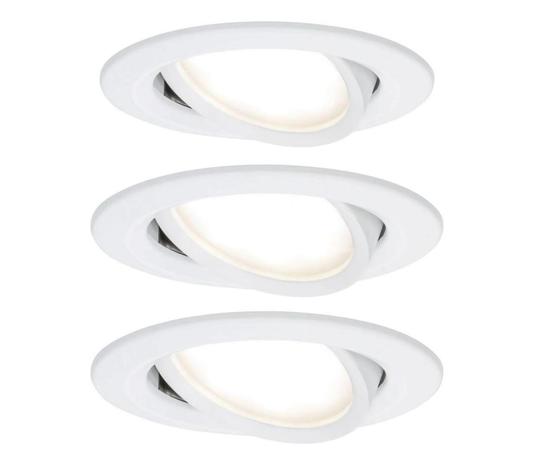 Paulmann Paulmann Nova LED-kohdevalaisin 3 kpl, valkoinen – kuva 6/8
