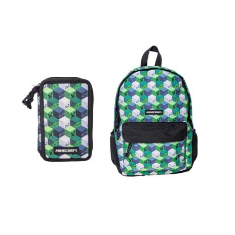 Minecraft â€“ Backpack 38x28x13 cm + Filled Double Decker (bundle)