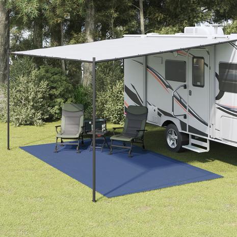 vidaXL Telttamatto Sininen 3.5x4 m