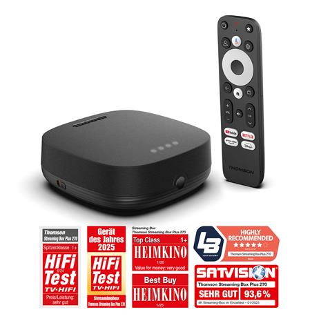Thomson Streaming Box Plus 270 4K Google TV, mediatoistin – kuva 4/8
