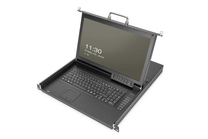 17" DIGITUS KVM console - Full HD (1080p) - 17"