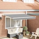 vidaXL Sähkökäyttöinen markiisi 2.5x2 m metallikehyksellä
