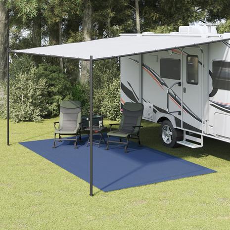 vidaXL Telttamatto Sininen 3.5x4 m
