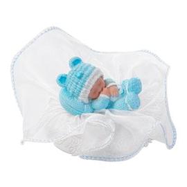 Tylla sininen 5,5 cm kastekoriste