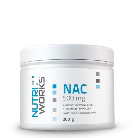 Nutri Works NAC 500 mg 200 g ravintolisä