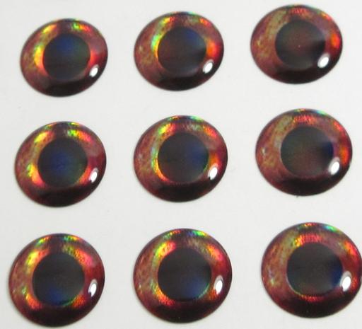 Pe-Kala 50 kpl Fire 3mm 3D silmä – kuva 1/2