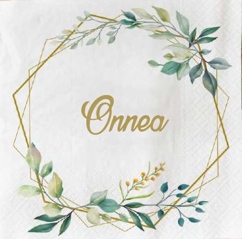 Onnea 12 x 20 kpl 33cm lautasliina