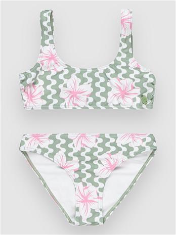 Roxy Party Waves Kids Bikinit Set basil party waves rg Tytöt