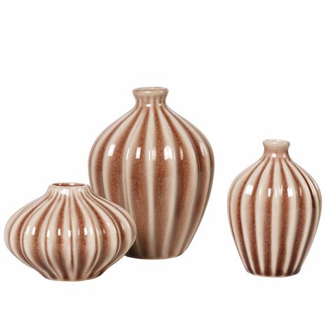 Amalie vas 3-pack, brun