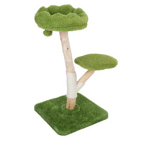 TIAKI Nature Willow -raapimispuu vihreä kissoille