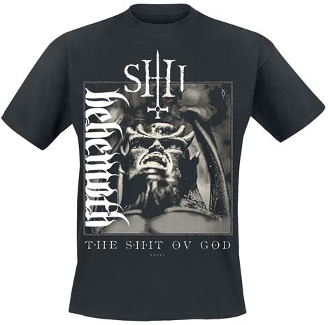 Behemoth - The Shit Of God - Vertical Logo Cover - T-paita - Miehet - Musta