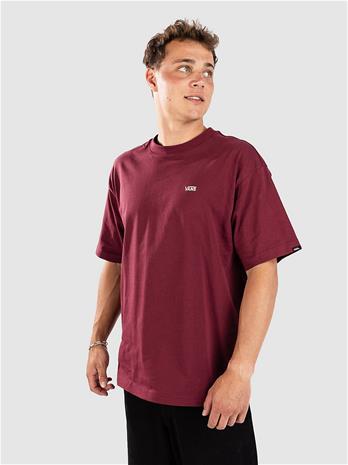 Vans Left Chest II Loose T-paita burgundy Miehet