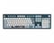 Montech MKey Fullsize Freedom Gateron G Pro 2.0 Brown -pelinäppäimistö, sininen/valkoinen – kuva 2