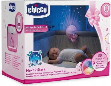 Chicco Next2 Stars projector pink – kuva 3/6