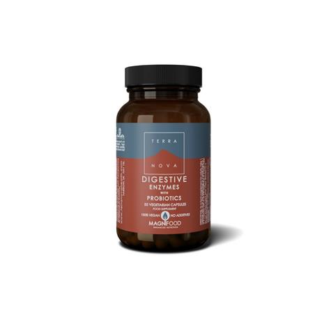 Terranova Digestive Enzymes with Probiotics 50 kaps. ravintolisä