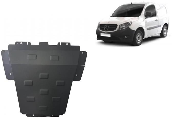 Pohjapanssari moottorille Renault Kangoo (2008-2021), terästä