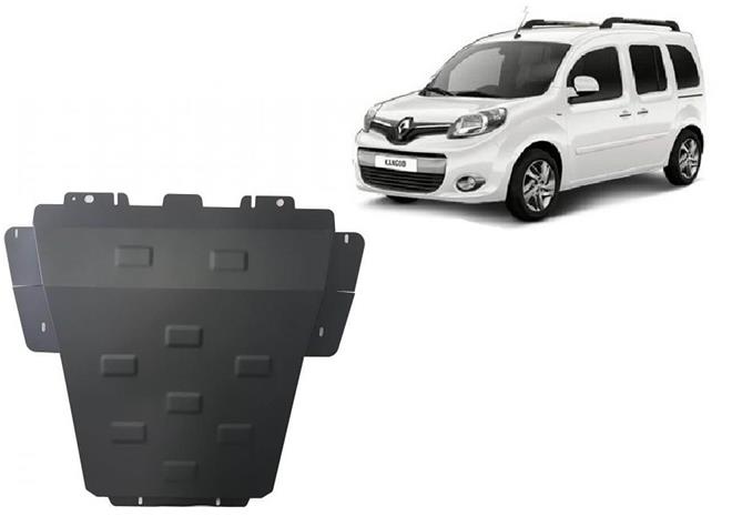 Pohjapanssari moottorille Renault Kangoo (2008-2021), terästä