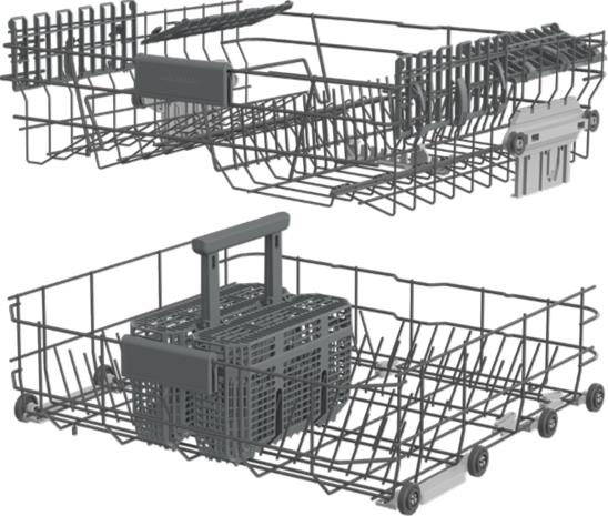 Hisense H2BU642DW, astianpesukone