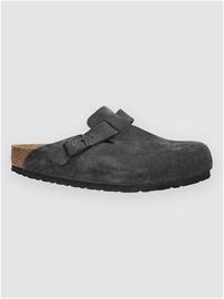 Birkenstock Boston Suede Leather Sandaalit velvet grey