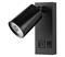 LED-seinävalaisin USB:n kanssa LED/5W/230V musta – kuva 3
