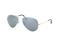 Ray Ban AVIATOR Aurinkolasit hopea – kuva 3