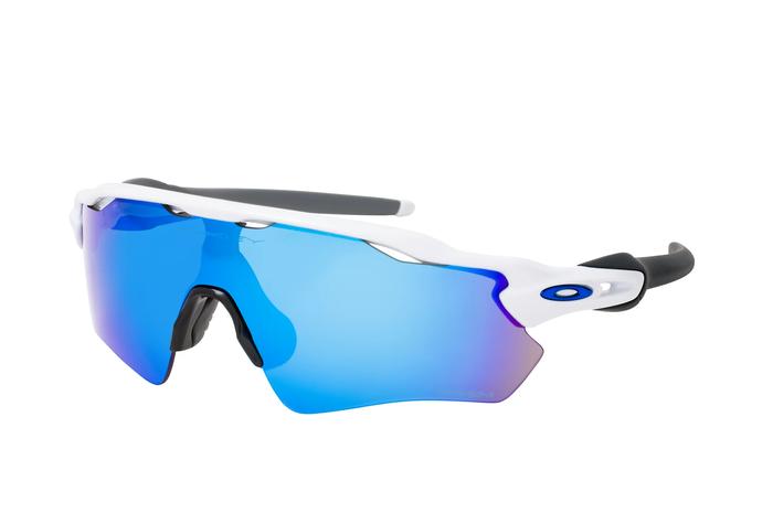 Oakley Radar EV Polished White - Urheilulasit - Prizmn Sapphire