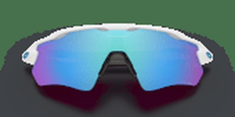 Oakley Radar EV Polished White - Urheilulasit - Prizmn Sapphire