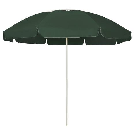 vidaXL Rantavarjo vihreä 240 cm