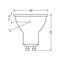 LED-polttimo PAR16 GU10/6,9W/230V 6500K - Osram – kuva 3