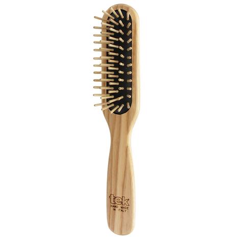 Tek Slim Rectangular Brush With Short Wooden Pins