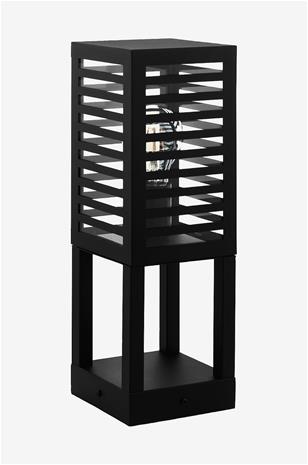 EGLO ALAMONTE UDENDØRS STANDER E27 IP44 H450 SORT