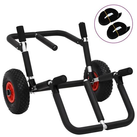 vidaXL SUP Kärry 2 lainelaudalle kokoontaittuva 90 kg alumiini