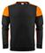 Printer Prime Crewneck Collegepaita Musta/Oranssi – kuva 1