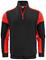Printer Prime Halfzip Collegepaita Musta/Punainen – kuva 1