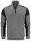 Printer Prime Halfzip Collegepaita Tummanharmaa/Musta – kuva 1