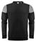Printer Prime Crewneck Collegepaita Musta/Tummanharmaa – kuva 1