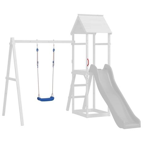 vidaXL Keinuistuimet köysillä 2 kpl sininen 37x15 cm polyeteeni