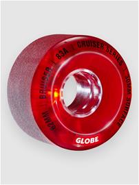 Globe Bruiser 62mm Wheels clear red