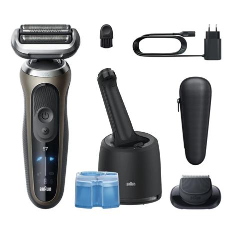 Braun Shaver Series 7 72-C7200cc 360°Flex Wet & Dry, partakone + SmartCare Center