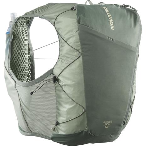 Salomon Active Skin 12 Set, juoksureppu, vihreä