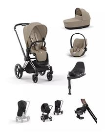 Cybex Priam 4 starttipaketti lisävarusteilla Cozy beige