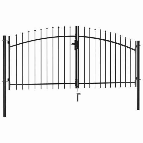 vidaXL Aitaportti keihäskärjillä 300x150 cm